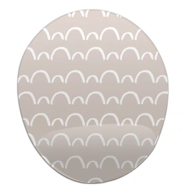 Bonamaison, Ergonomisches Mauspad mit Handgelenkauflage, Digital Bedruckt Mauspad Anti-Sehnenscheide Probleme, rutschfeste Unterseite, für Büro und Zuhause, Größe: 20x23 cm