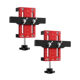 Cabinet Door Mounting Jig, Cabinet Door Installation Positioner for Easy Door Support and Alignment, Cabinet Installation Tool for Attaching Hinges, Cabinet Hardware Jig for 1x2s frame, 2 Pack