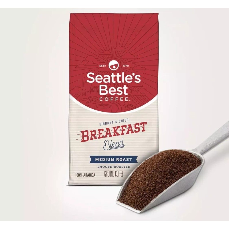 Seattle's Best 3 Seattle's Best Breakfast Blend Ground Coffee Medium