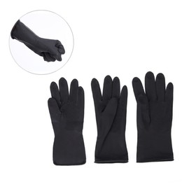 Outanaya 5 Pairs Non Slip Hair Dye Gloves Medium Reusable Barber Hand Protectors for Hair Coloring Hairdressing Supplies for Men Women