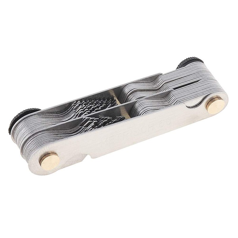 ChgImposs Screw Thread Pitch Cutting Gauge Tool Set, Stainless Steel
