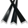 6 Pcs 49" Wall Corner Protector Trim, Black Wood Grain
