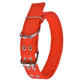 Cdycam Adjustable Double Thick Heavy Duty Tough Nylon Military Dog Collar with Metal D Ring & Buckle