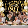 80th Happy Birthday Backdrop Banner, 80th Birthday Party Decoration Background,