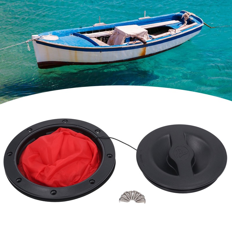 Deck Hatch Kit Deck Plate Cover with Storage Bag Waterproof