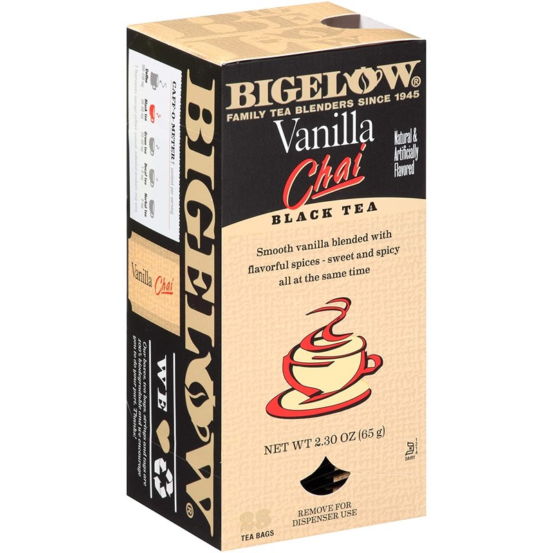 Bigelow Vanilla Chai Tea Bags 28-Count Box (Pack of 1)