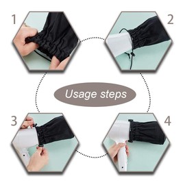 Mesh Hair Dryer Diffuser Universal Foldable Hair Dryer Sock Diffuser Hairdressing Foldable Canvas for Dry Thick Curly Wavy Hair