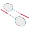 Badminton Racket Lightweight Portable Iron Alloy Frame Double Badminton Racquets
