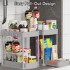 Ukeetap 2 Pack Multi-Purpose Pull-Out Storage Organizers, Under Sink Organizers