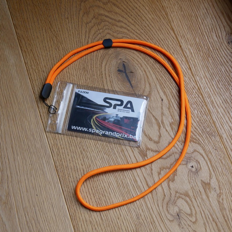 trage.band Long Adjustable Neck Strap Pack of 4 Orange