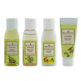 Ayurveda Hair Care Pitta Trial Set Shanners Indian Salon Trial Travel Shampoo Conditioner