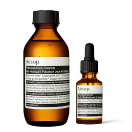 Aesop Fabulous Face Cleanser (3.6 Oz) + Fabulous Face Oil (0.8 Oz) | Foaming Facial Cleanser with Daily Moisturizing Botanical Facial Oil | For Sensitive Skin | Paraben-Free + Cruelty-Free