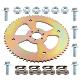 60T High Speed Rear Chain 6 Hole Sprocket # 40 41 420 Replacement for Coleman CT100U CC100X Mega Moto MMB80 105 Baja Doodle Bug DB30 Motovox MBX10 Mini Bike