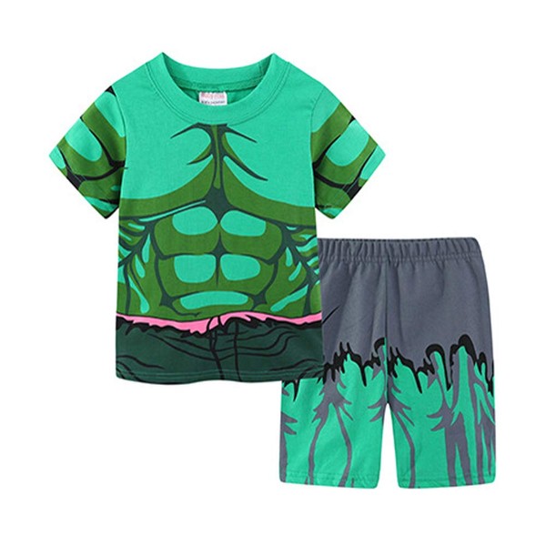 Shanleaf-Cat Children's Cartoon Spider Basic Layer Short Singlet SuperHero Boy's