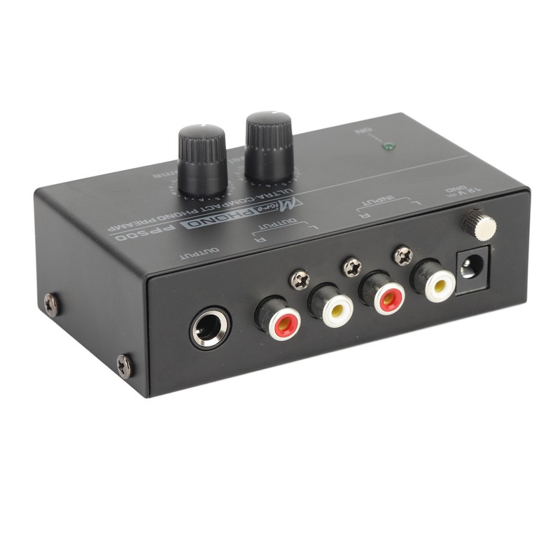 Phono Turntable Preamp Ultra Low Noise Independent Volume Control Phonograph