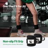 1 Pair Slim Panda Ankle Straps for Cable Machines for