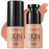 FOCALLURE 2 Pcs Liquid Foundation, Skin Evolution Foundation + Concealer,