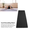 Grounding Mat Black Earthing Grounding Sheet with 5m Cable for
