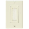 Vanco 120815X Decor Style Brush Bulk Cable Wall Plates, Almond