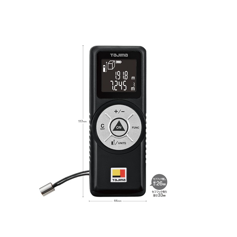 TJM Design Tajima Saffraser Distance Meter G03 Black TSFLK-G03BK PSC