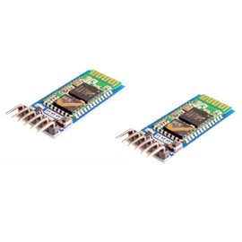 TECNOULAB 2pcs HC-05 Built-in Bluetooth Module HC05 Wireless Serial Port Module