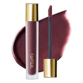 Excel Lip Velvetist, LV12 Lovesick, Matte Liquid Lipstick, A Captivating Dark Rosé