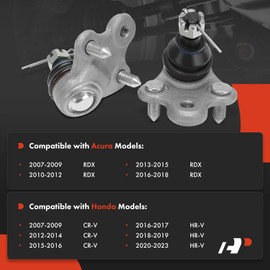 A-Premium 2 x Front Lower Ball Joint, Compatible with Honda CR-V CRV 2007-2009 2012-2016, HR-V HRV 2016-2022, RDX 2007-2018