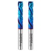 ZahyoX 3/8" Compression Spiral CNC Router Bit, NACO Coated Solid