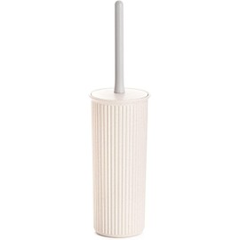 Superio Ribbed toilet Brush with Bin Eco, Decorative Bowel Scrub Brush