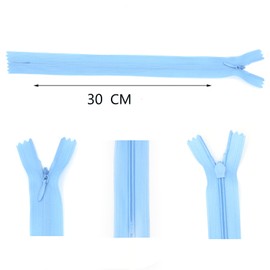 e-goal 39 Colour 25 cm Cutter Couture Nylon Spool Closed Zippers End