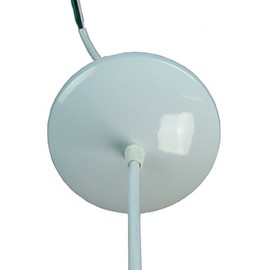 Canopy Kit White - Convert Your Plug in Swag to a hardwire Pendant Light