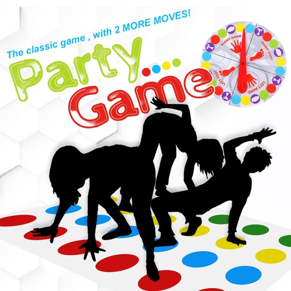 OSDUE Twisting Game for Kids Adult, Balance Floor Play Mat,