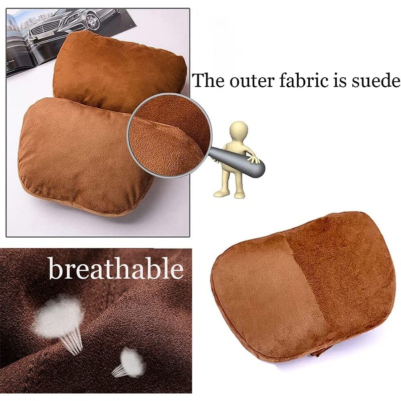 Jachenyue 2Pcs Car Neck Pillows for headrests,for Travel Interior Accessories