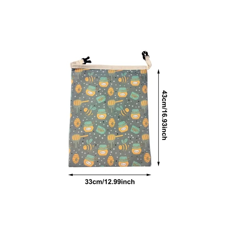 Bolsa Ecológica De Cera De Abeja Para Conservar Pan