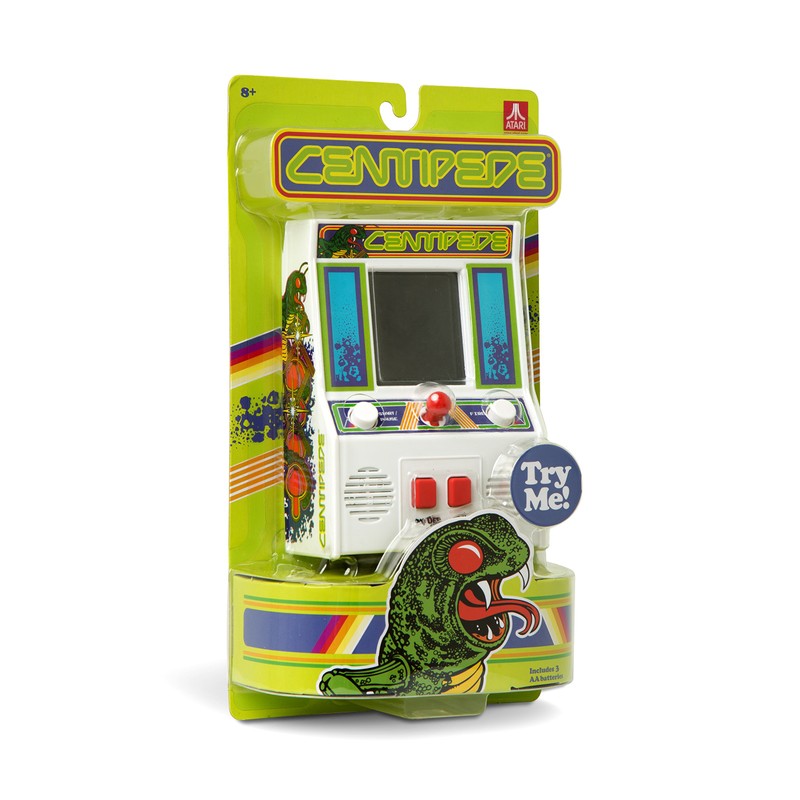 Basic Fun Arcade Classics - Centipede Retro Handheld Arcade Game,