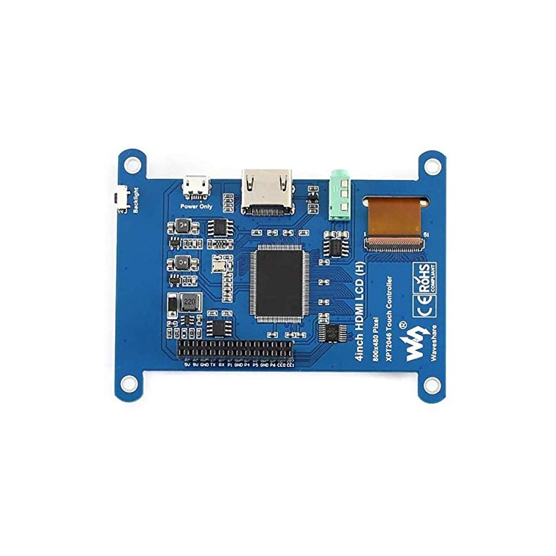 sb components Raspberry Pi 4inch HDMI LCD (H) 800x480 High