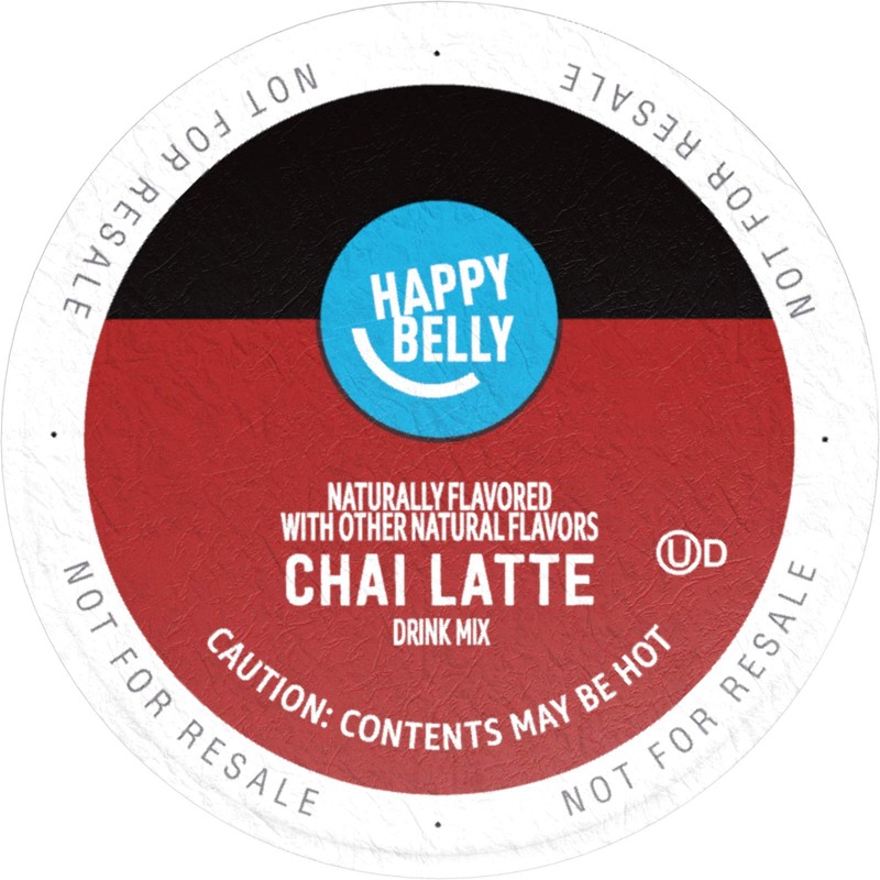 Happy Belly Tea Pods Compatible with 2.0 K-Cup Brewers, Chai