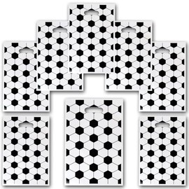 HEPAPATE 60Pcs Soccer Party Favors Bags,Soccer Goodie Bags,Soccer Treat Candy Bags Soccer Theme Gift Bags for Birthday Party Decorations,Soccer Themed Party Supplies