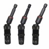 QIANQJL 3Pcs Magnetic Pivots Nut Driver Set 1/4 5/16 3/8inch