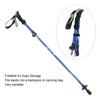 Folding Walking Stick 7075 Aluminum Alloy Prevent Slip Adjustable Height