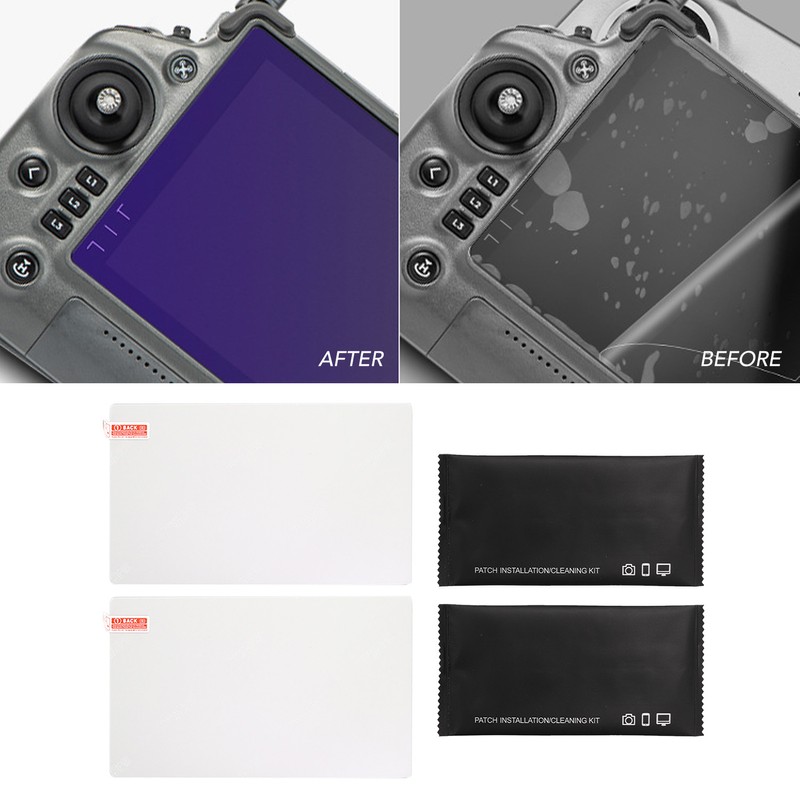 2PCS Drone RC Screen Film Screen Protector Tempered Glass Anti