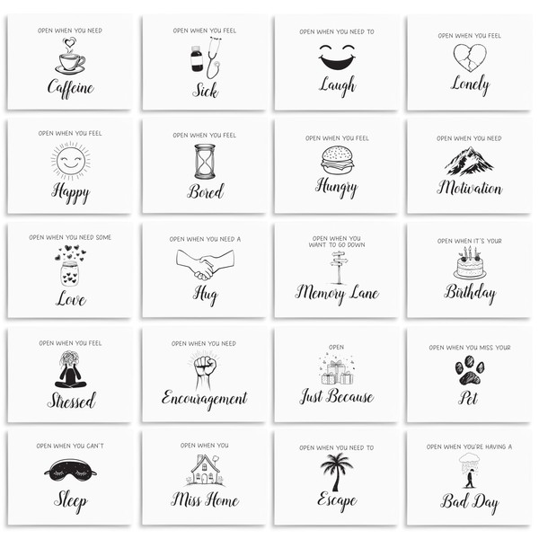 24 Open When Envelopes For Long Distance Boyfriend, Open When