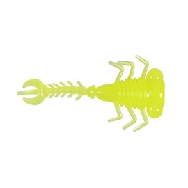 Z-MAN MLA-83PK8 Larvaz 1.75 Inch Hot Chartreuse 8 Pack Micro Finesse Bait