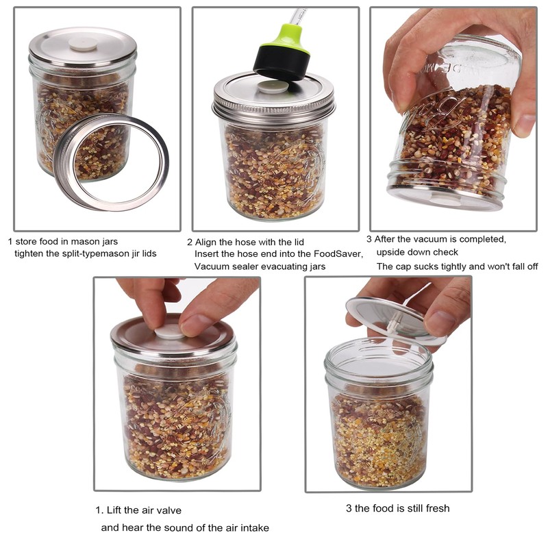 vacuum seal mason jar lids for FoodSaver Vacuum Sealer, Vacuum