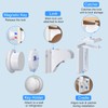 Child Safety Magnetic Cabinet Locks, AOSITE 10 Pack+2 Keys Baby
