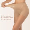 Yilanmy Run Resistant Control Top Pantyhose 15D High Waist Sheer