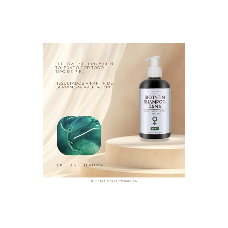 Shampoo Orgánico para Higiene Íntima con Aceites Esenciales Biológicos -
