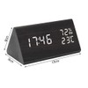 HUKITECH - Electronic Alarm Clock Thermometer Hygrometer
