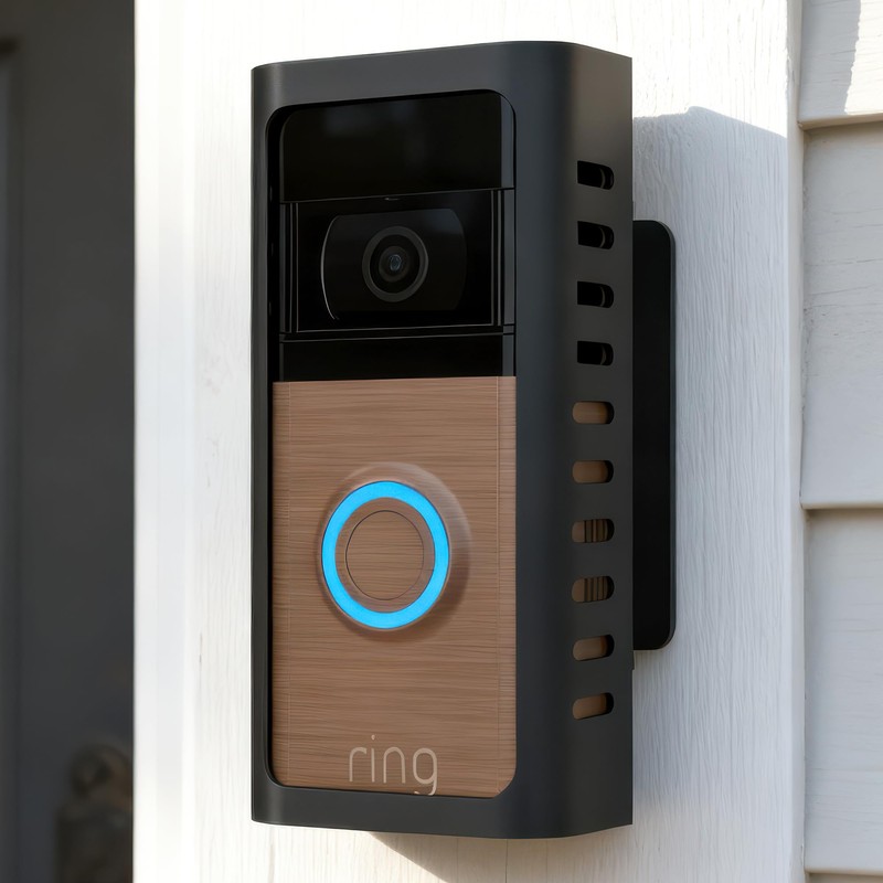 Anti-Theft Doorbell Mount with Adjustable Angle(45-135 Degrees),Upgraded Steel Metal Bracket