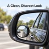 Round Blind Spot Mirrors for Car Side-View Assistance – Compact